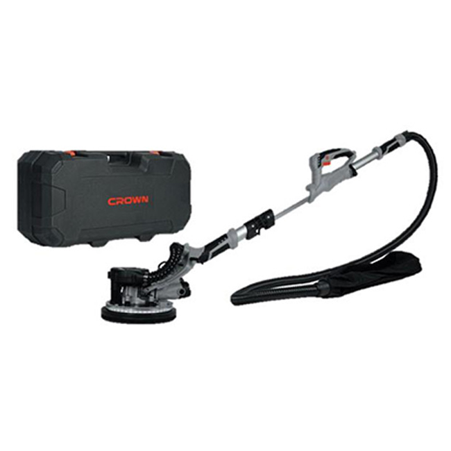 صنفرة حوائط و أسقف كراون 750 وات اضاءة 360 درجه 8 بوصه شنطه بلاستيك موديل CROWN CT13608L BMC