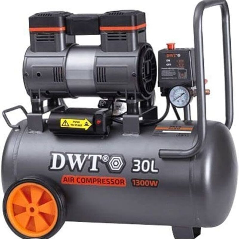 كمبروسر 30 لتر بدون زيت 1300 وات دي دبيلو تي DWT K13-30 OA-CU