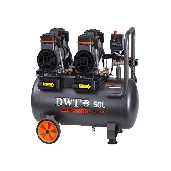 كمبروسر 50 لتر بدون زيت 2600 وات دي دبليو تي DWT K26-50 OA-CU
