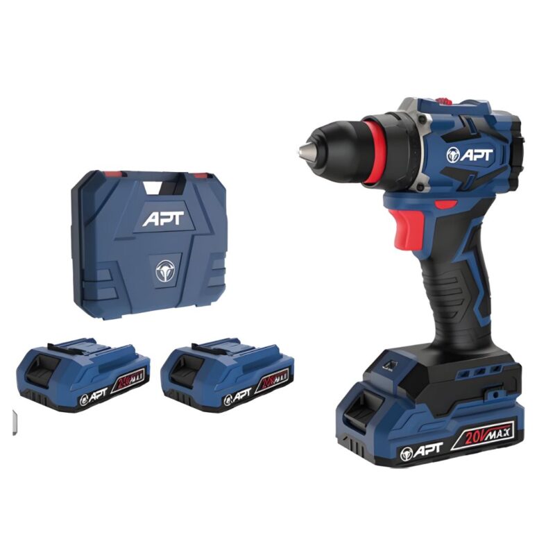 شنيور براشلس ظرف معدن 10 مم 20 فولت 50 نيوتن بطاريتين APT DW0611045-2.0x2BMC